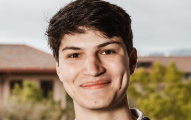 Velin "Venny" Kojouharov, photographed, is named 2024 Knight-Hennessy Scholar. 