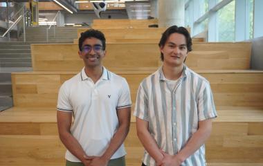 2025 Goldwater Recipients, Matthew Rohan and Anirudh Sriram